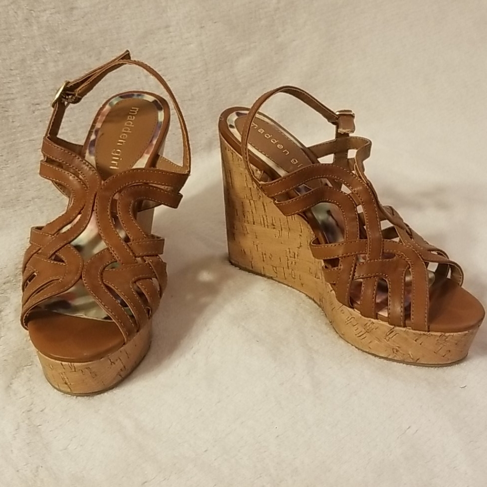 Strappy Adjustable Platform Wedges
